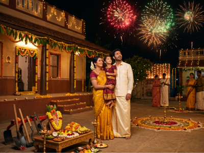 Ayudha Pooja fireworks