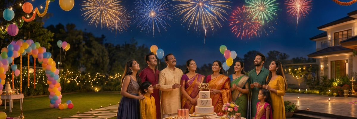 Sivakasi fireworks for birthday party celebration