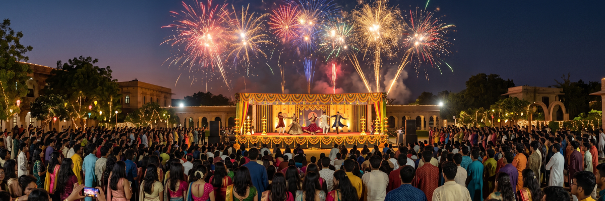 Fireworks for cultural programs