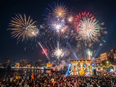 Ganesh Chaturthi fireworks