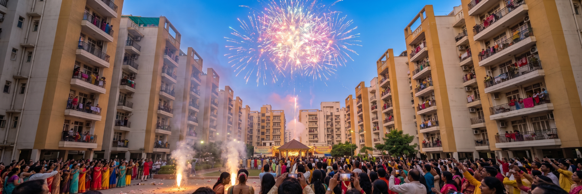 Fireworks for residential community celebrations